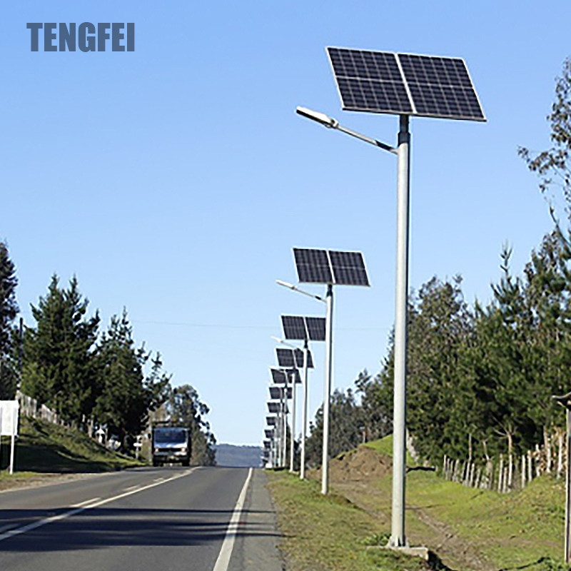 Venda Direta de Fábrica Super Brilhante Tipo Dividido Luz de Rua ao Ar Livre à Prova d'Água com Painel Solar