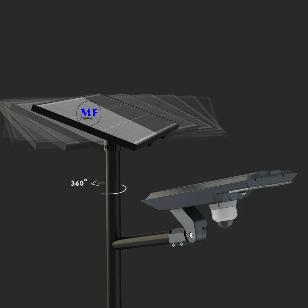 Preço de Fábrica 80W 90W 5 Anos de Garantia Luz de Inundação LED Solar Alimentada por Energia Solar para Estacionamento ao Ar Livre Luz de Rua LED Solar à Prova d'Água