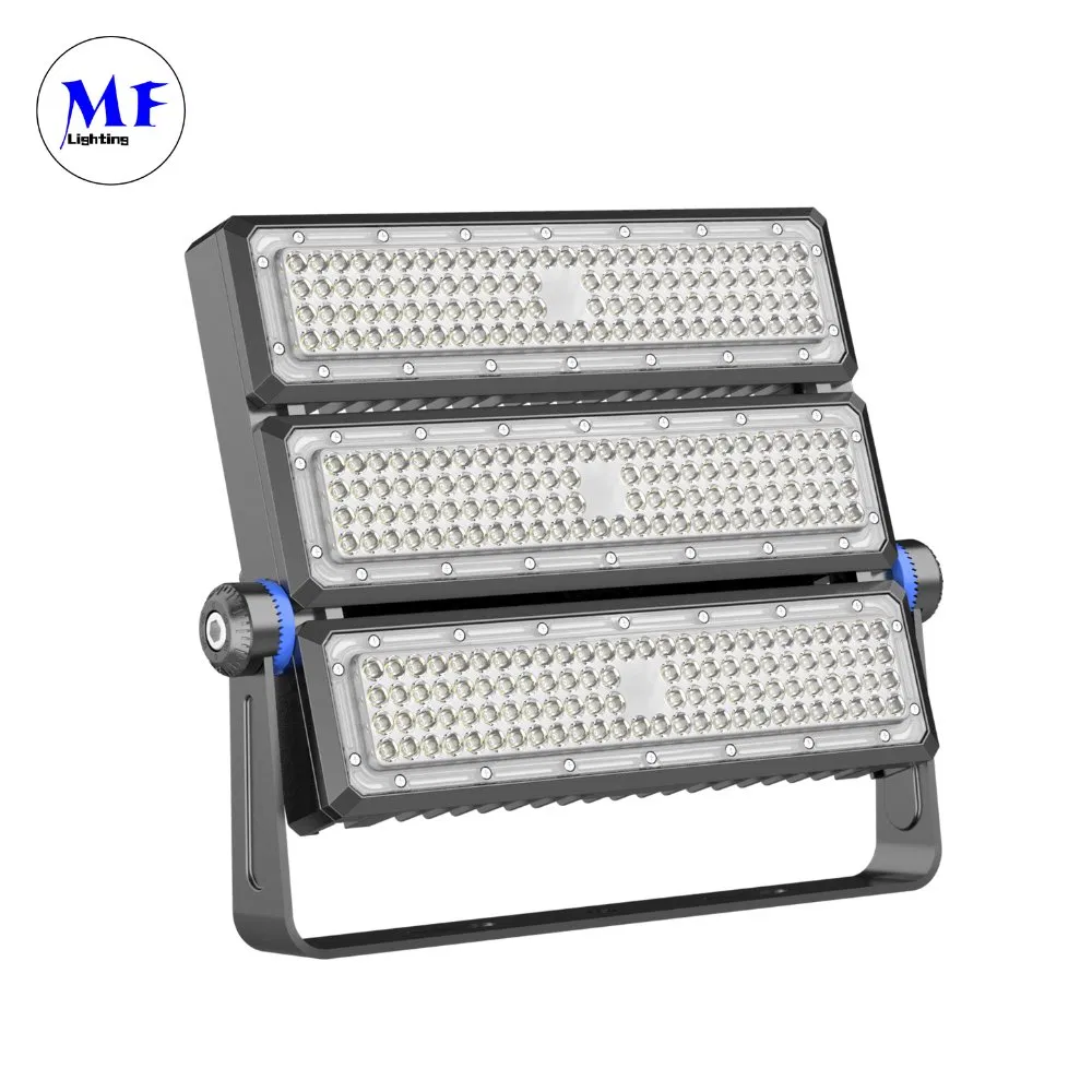 Projetores de Alta Potência 160lm/W IP66 150W 200W 300W 400W Luz de Inundação LED Ajustável para Estádio de Rua do Jardim Marinho do Túnel
