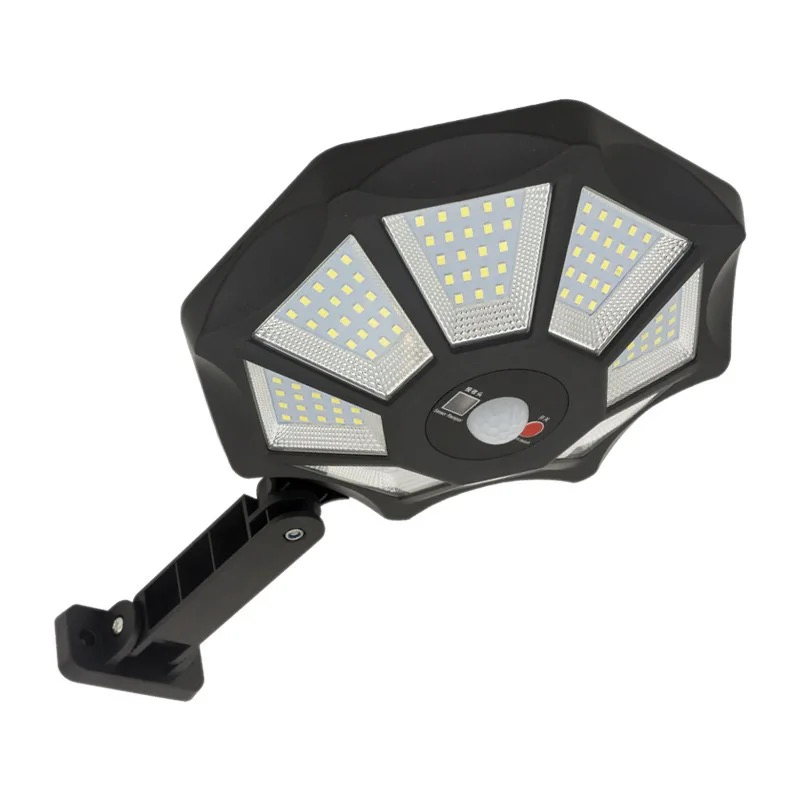 Luz de Inundação Solar Externa 6500K com Sensor de Movimento PIR de Radar Dimmable para Estacionamento com Dusk to Dawn