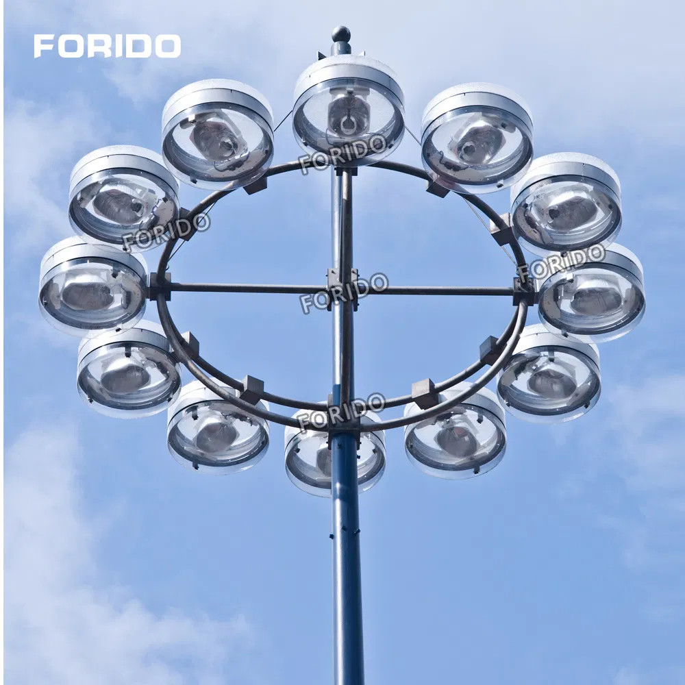 3000K ~6500K Luz LED de Alto Mastro Ajustável para Exterior da Prudential Lighting