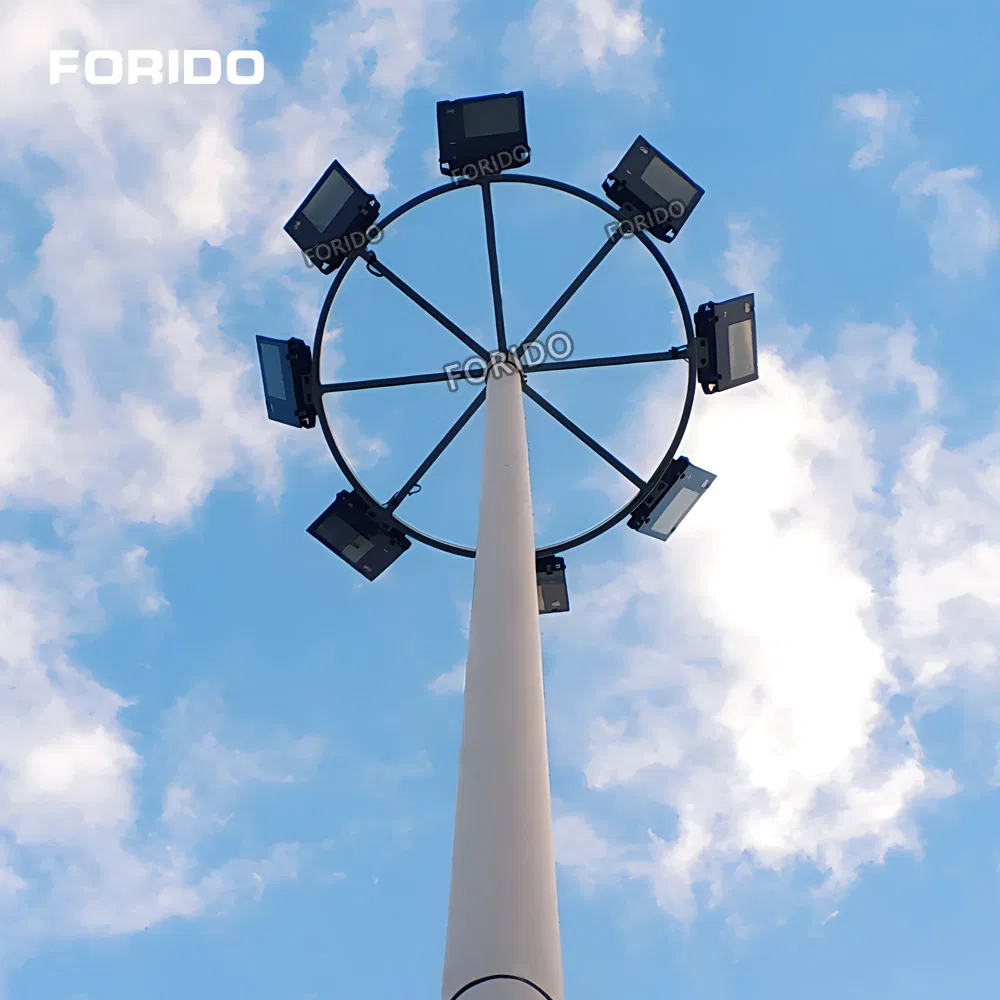 3000K ~6500K Luz LED de Alto Mastro Ajustável para Exterior da Prudential Lighting