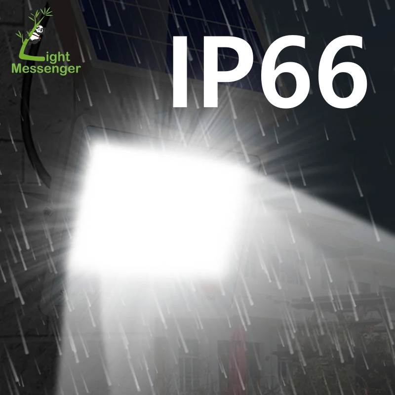 Mensageiro de Luz Bom Preço Holofote Multifuncional Portátil de Alumínio Fundido Jardim Estacionamento Quadra Externa IP65 Luz de Inundação LED Solar Powered