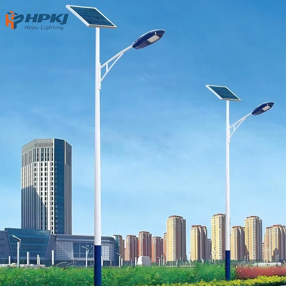 Fabricante Painel Solar Alumínio Impermeável IP65 Luz de Rua Solar Tipo Split ao Ar Livre