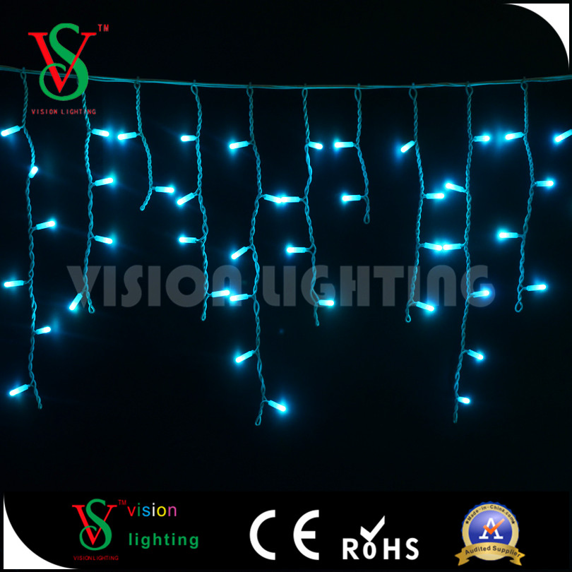 Iluminação Decorativa de Luzes de Gelo Icicle de Natal LED para Exterior