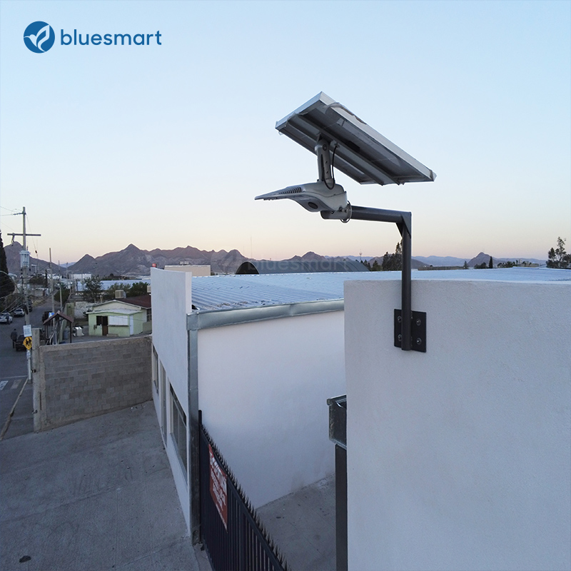 30W 40W Luz de Jardim Solar LED Integrada de Alta Brilho para Rua Iluminação