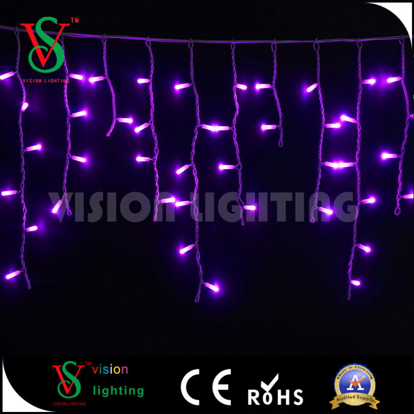 Iluminação Decorativa de Luzes de Gelo Icicle de Natal LED para Exterior