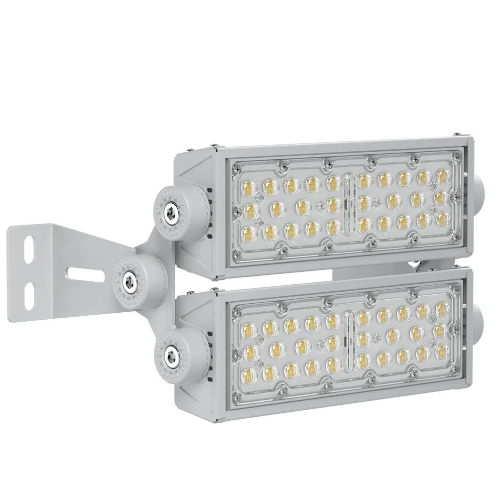 IP65 Controle Inteligente Dimmable PLC Dali 200W Luz de Inundação LED para Túnel