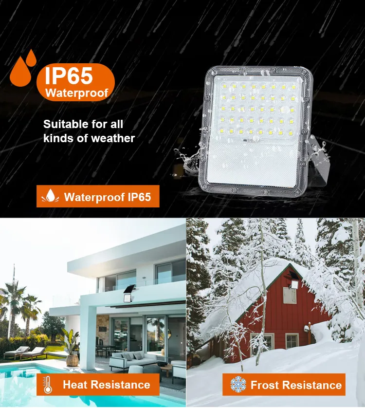 Instalação externa do Holofote LED