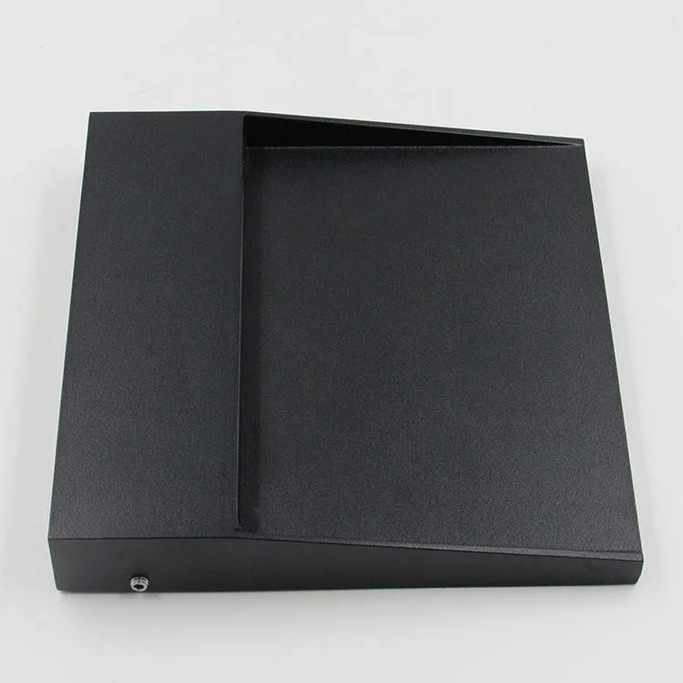 Moderno 3-10W Lâmpadas de Parede Externas de Alumínio LED à Prova d'Água Quadradas Embutidas para Escadas, Cantos e Pisos para Uso em Jardim