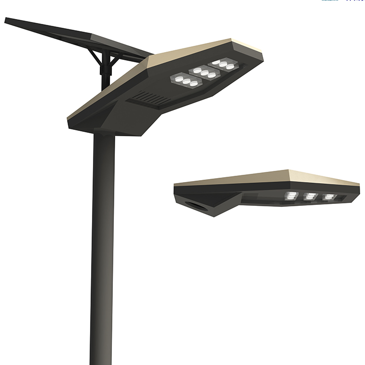 Luz de Rua Solar Tipo Dividido Moderna Anticorrosão 150W para Estradas Urbanas
