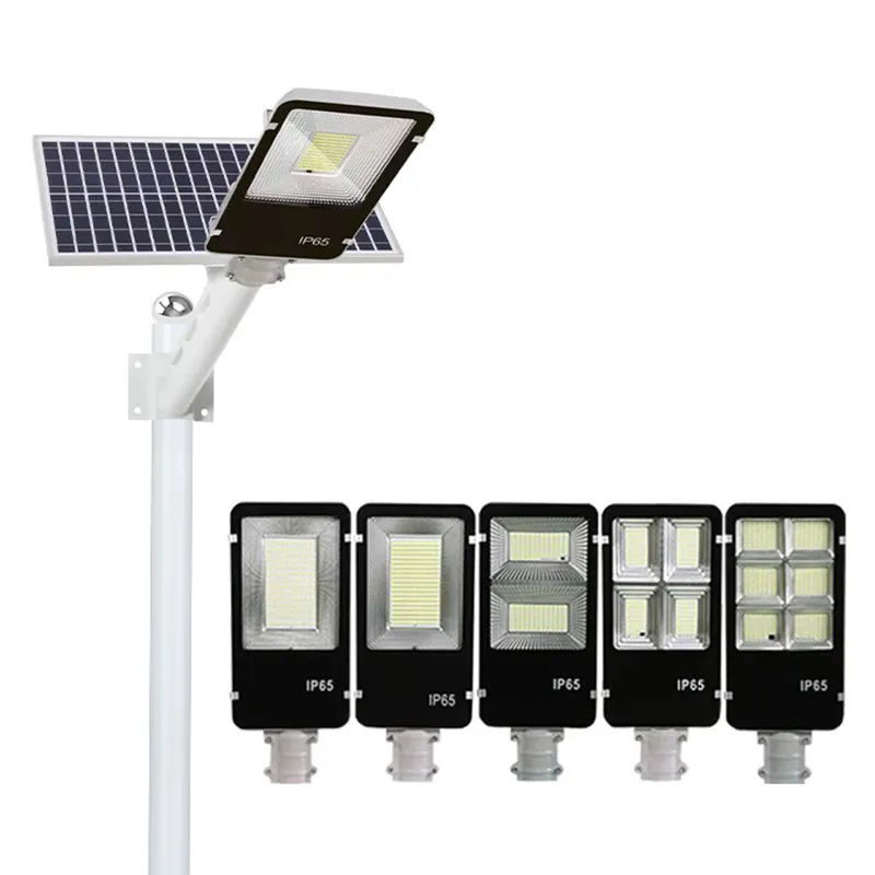 Luminária de Rua Solar de Alumínio Fundido 100W Tipo Dividido