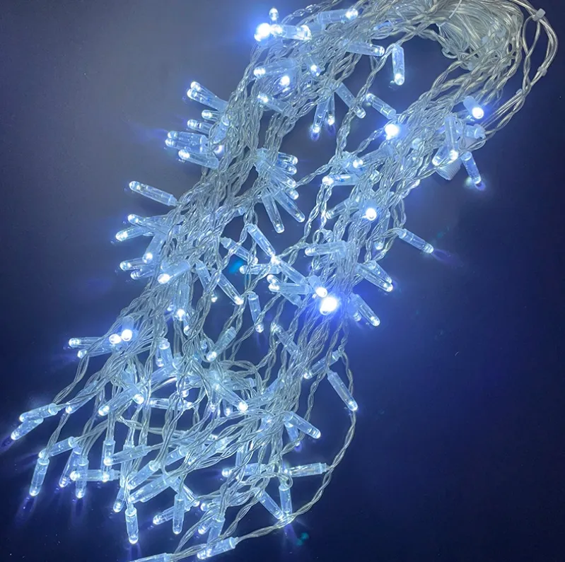 Luzes de Cordão Icicle Decorativas para Decoração de Parede de Férias