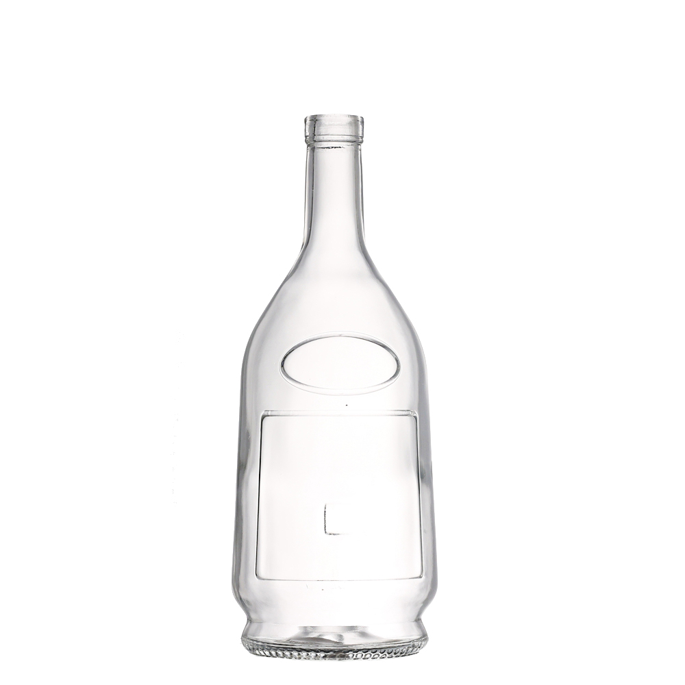China 1000 ml Design Liquor Glass Logo Bottle  Manufacturer, Suppliers