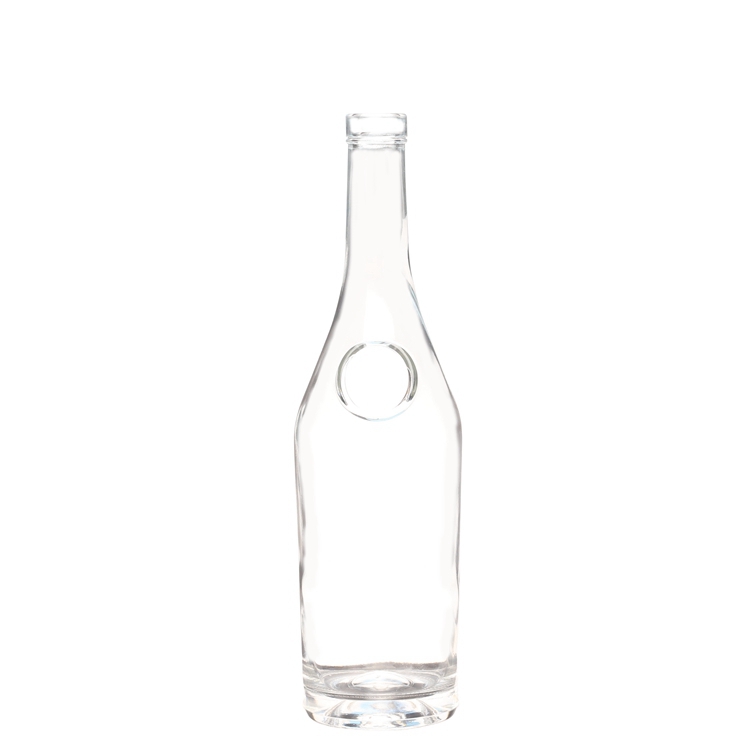 Wholesale 700ml Round Clear Liquor Glass Bottle Manufacturer, Suppliers