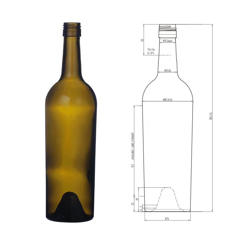 Wholesale W-14L 750ml 660g Red Wine Bottle  Manufacturer, Manufacturers