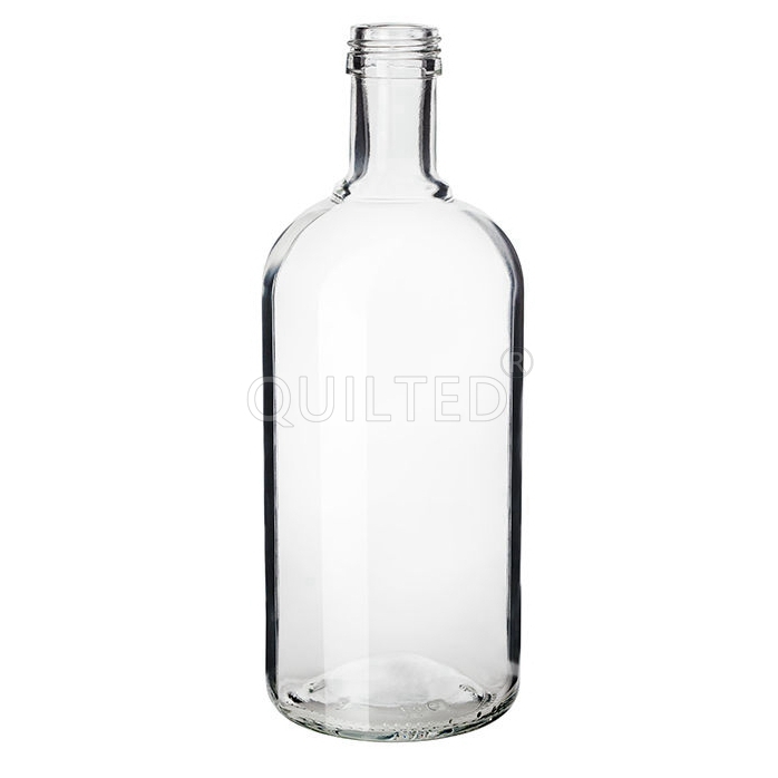 China 750ml 1000ml ART WHISKY Spirit Glass Vodka Bottle Manufacturers, Suppliers