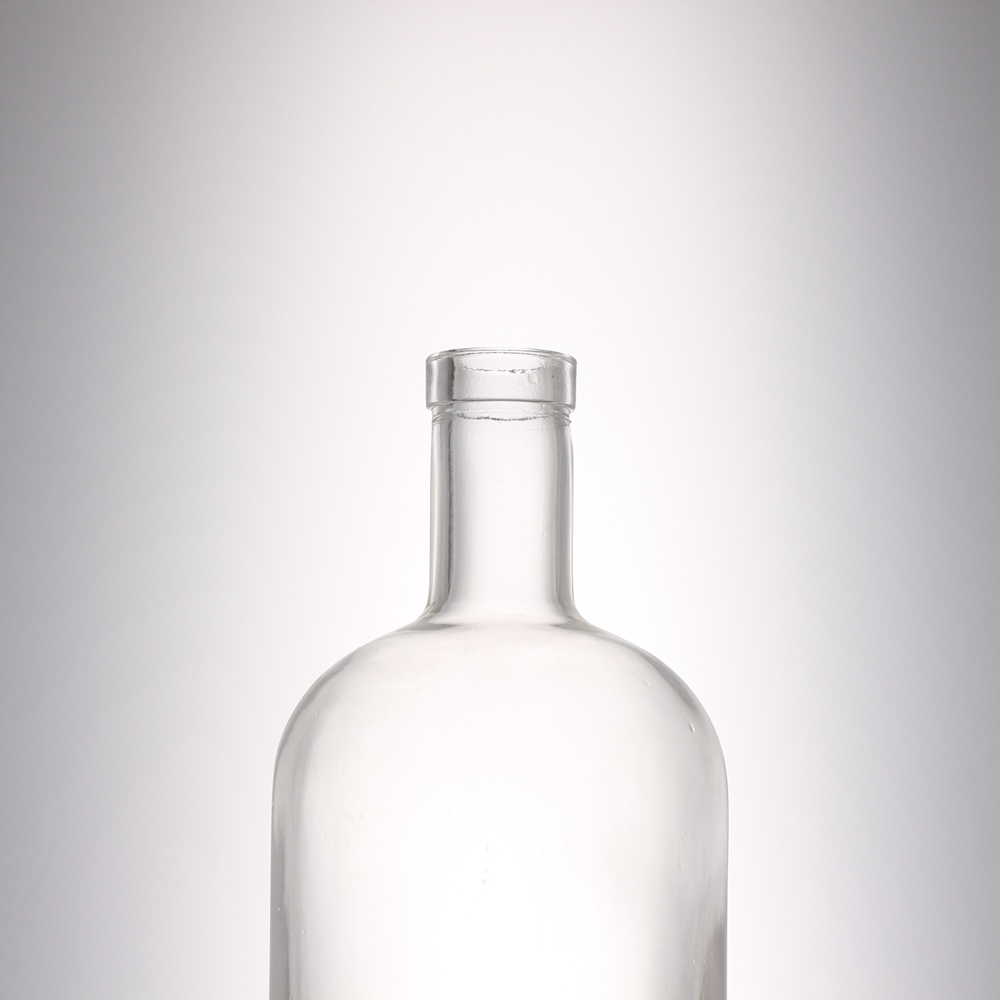 China Custom round shape 1000 ml liquor bottle  Manufacturer, Suppliers