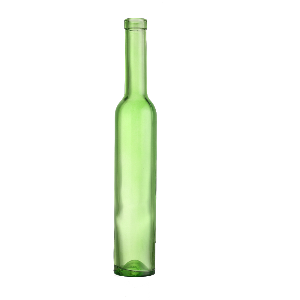 China 375 ml different color ice wine glass bottle with cork  Manufacturers, Suppliers