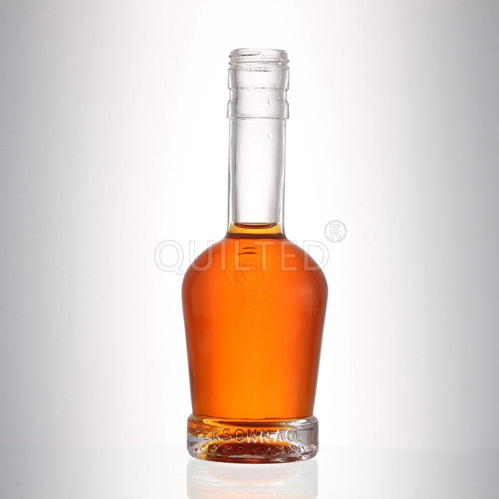Wholesale Clear 200 ml long neck liquor glass vodka bottle Supplier, Suppliers