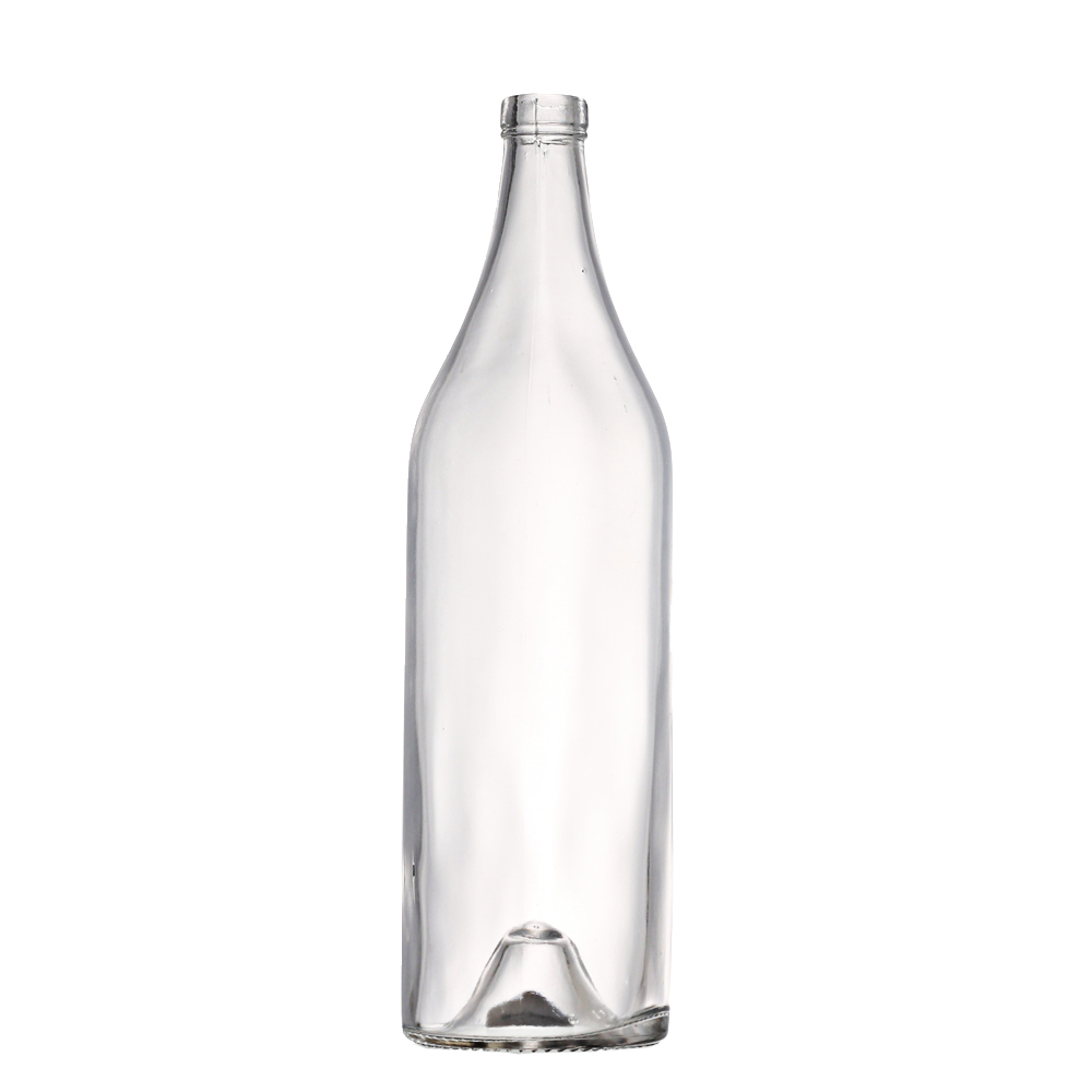 1000ml Clear Fancy Brandy Glass Bottle