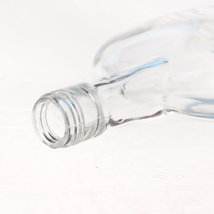 Wholesale 500ml Flat Round Shape Brandy Glass Bottles Supplier, Suppliers