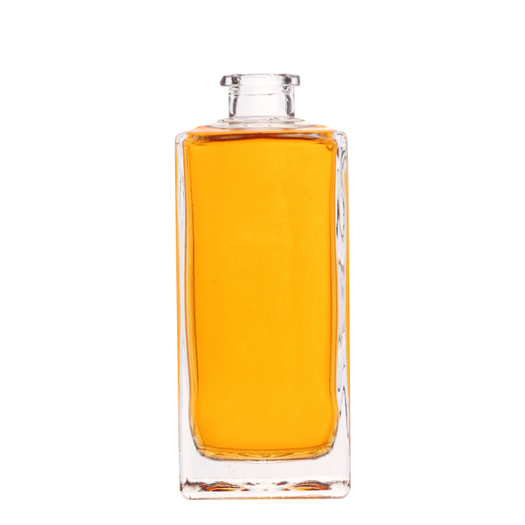 Wholesale 500ml Clear Liquor Square Shape Glass Bottles Manufacturer, Suppliers