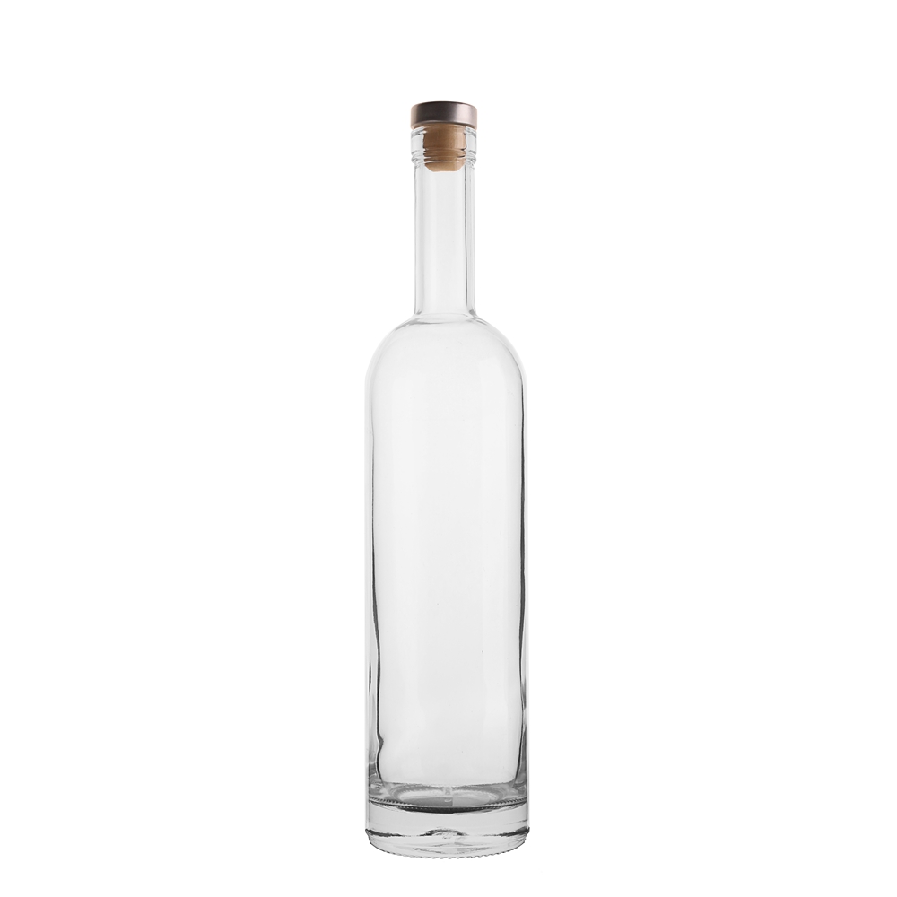glass bottle with cork
