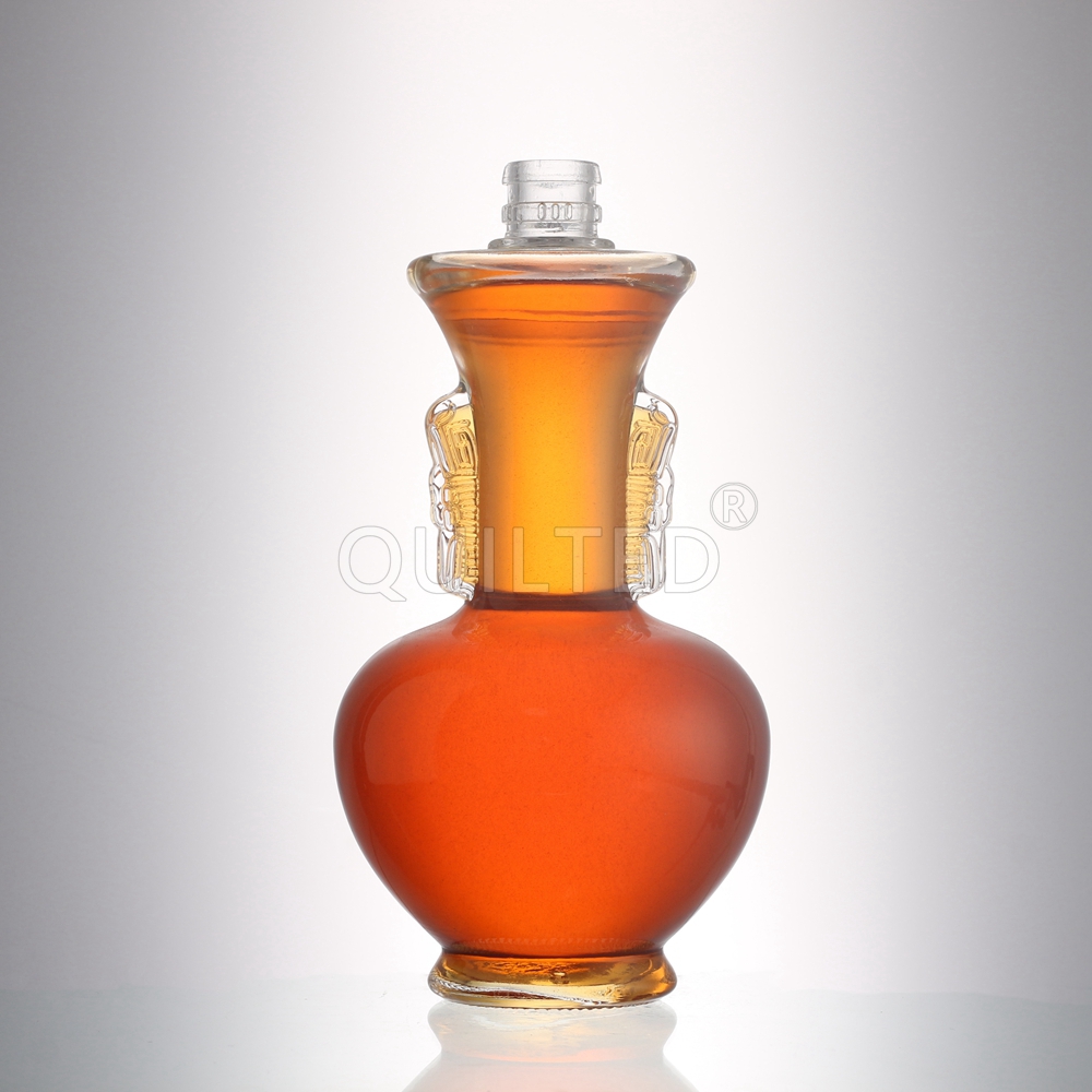 Wholesale Design Shape of lamp 600 ml liquor glass whsiky bottle Supplier, Suppliers