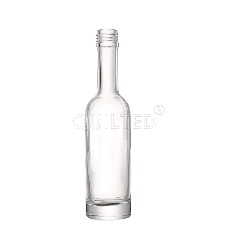 China Mini 150 ml clear liquor glass gin bottle with screw  Supplier, Suppliers