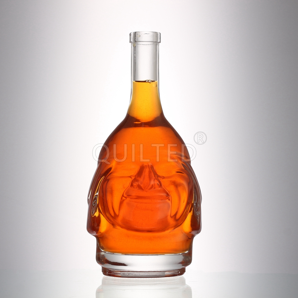 China Unique shape 500 ml clear liquor glass tequila bottle  Manufacturers, Supplier