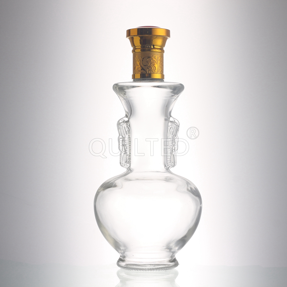 Wholesale Design Shape of lamp 600 ml liquor glass whsiky bottle Supplier, Suppliers