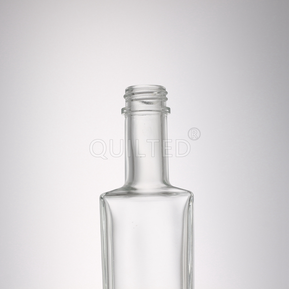 Wholesale 250 ml square shape liquor glass gin bottle Manufacturer, Suppliers
