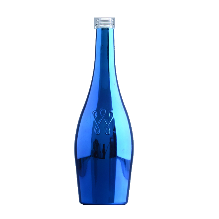 China Custom color 750 ml wine glass champagne bottle  Manufacturer, Supplier
