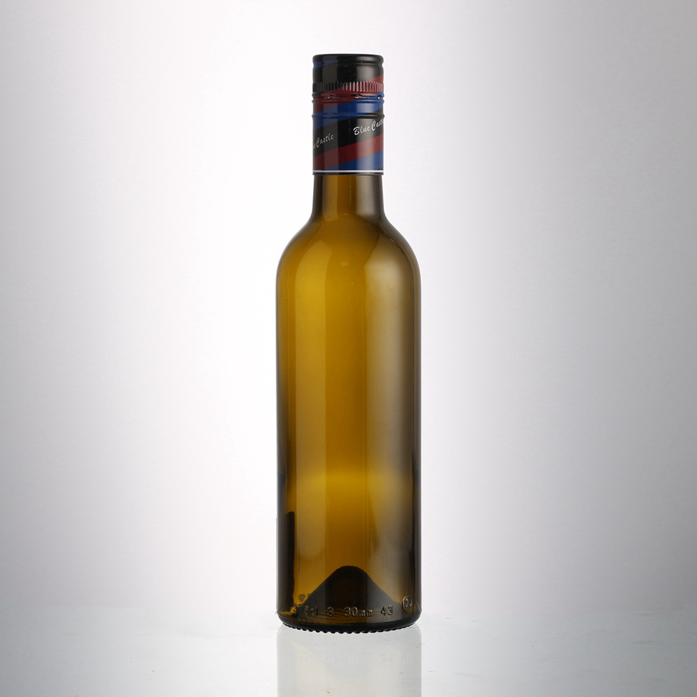 Wholesale Design 375 ml red wine amber glass bottle  Manufacturer, Manufacturers
