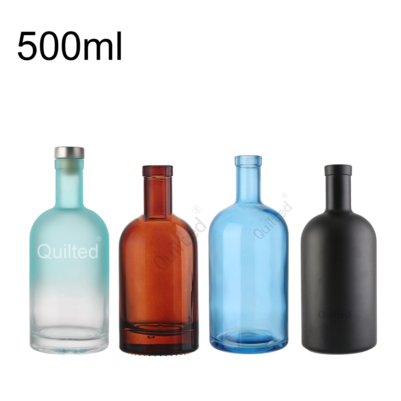 Wholesale Buy 500 ml round shape vodka glass bottle  Supplier, Suppliers