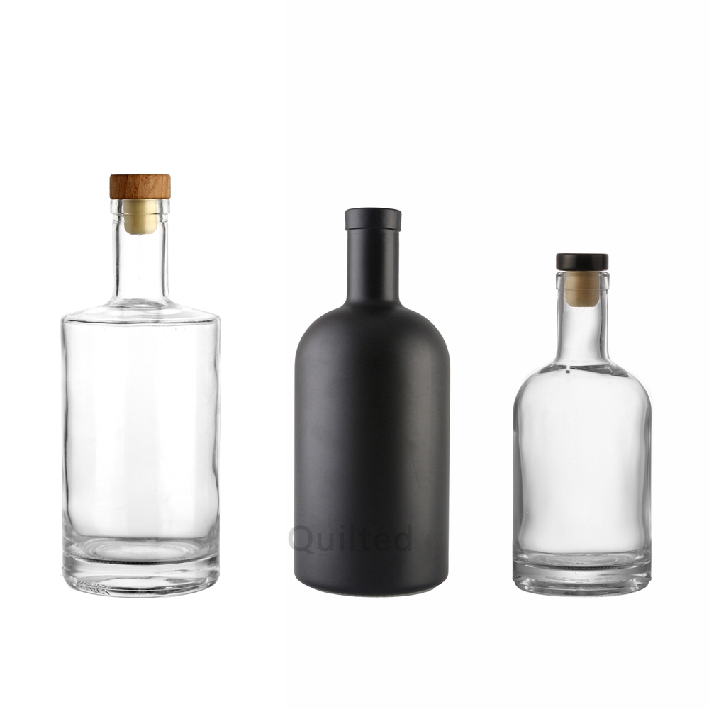 Wholesale 500 ml pretty liquor glass vodka bottle with cork  Manufacturer, Suppliers