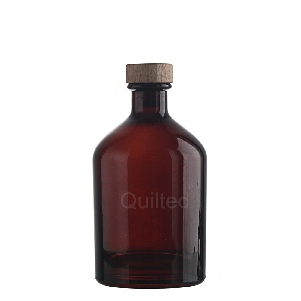 round glass bottle