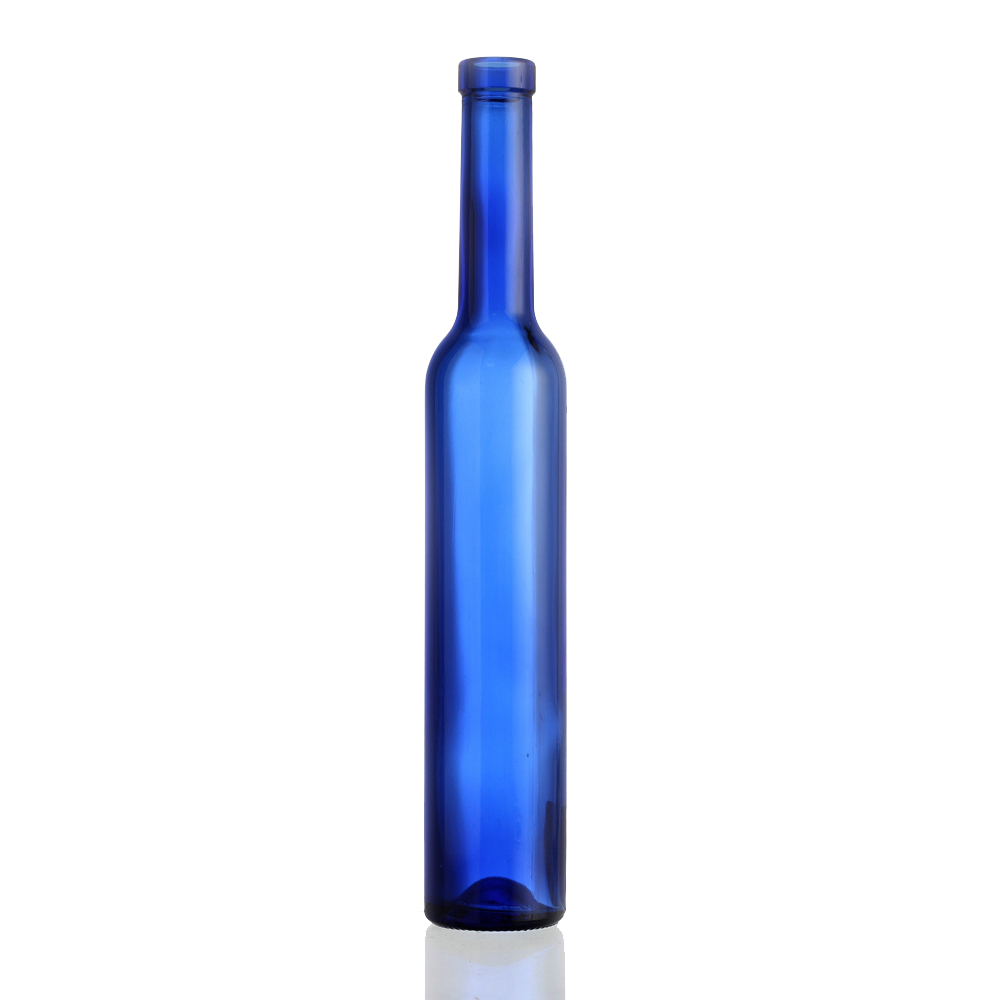 China 375 ml different color ice wine glass bottle with cork  Manufacturers, Suppliers