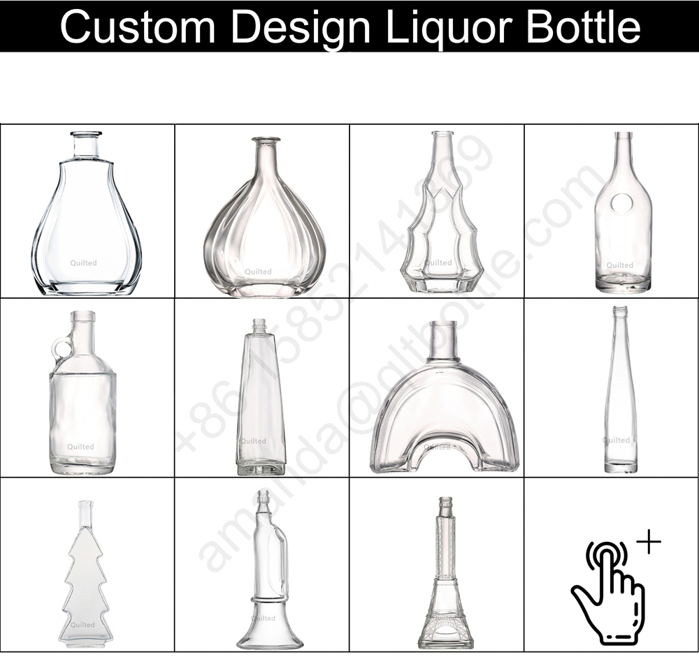 China 600 ml Magic lamp shape clear liquor glass whisky bottle Manufacturers, Suppliers