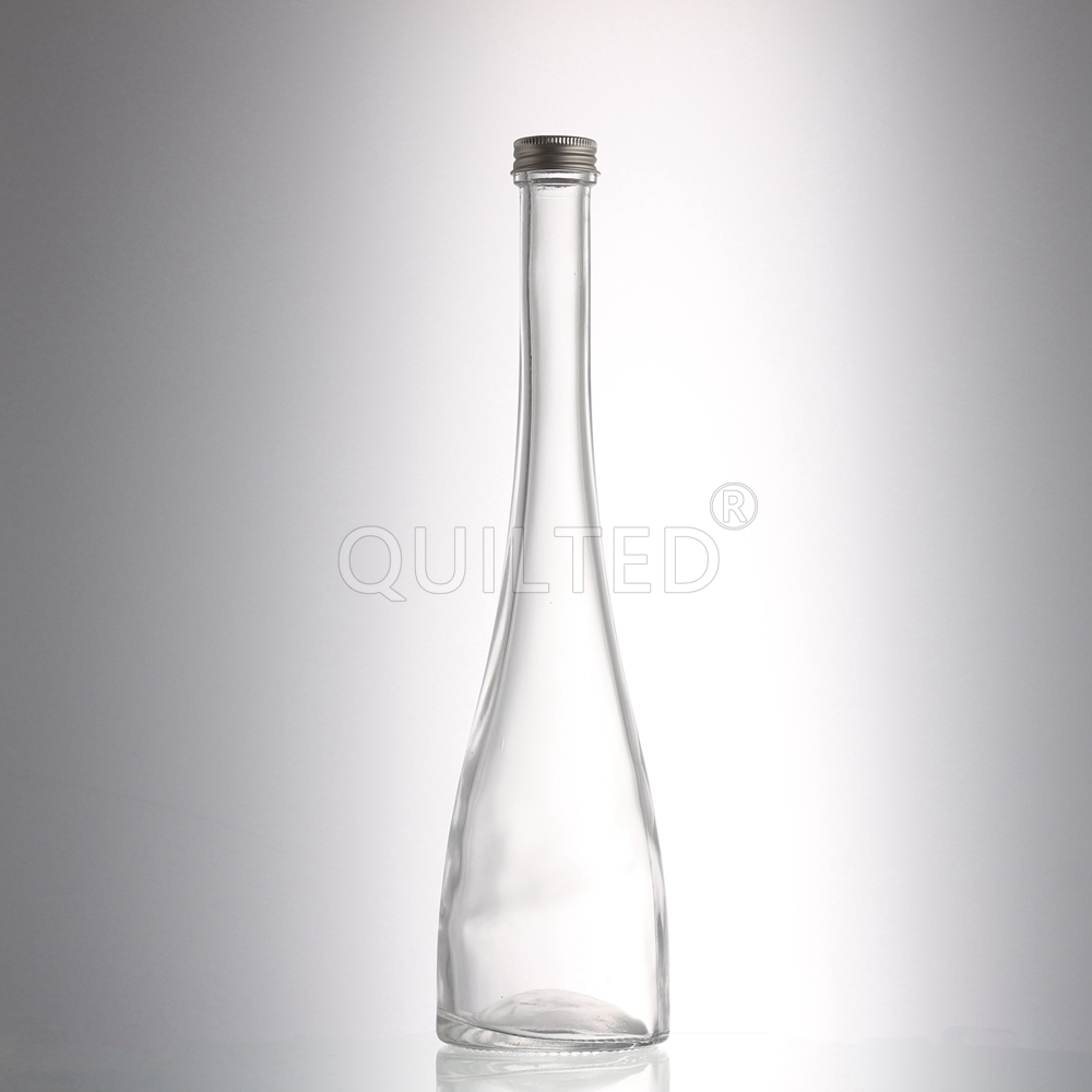Wholesale Design 375 ml long neck liquor amber glass bottle Manufacturers, Supplier