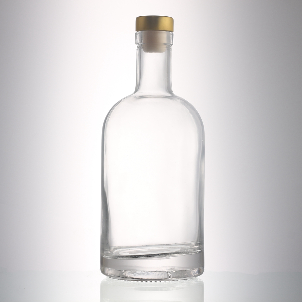 China 750 ml Clear Glass Nocturne Nordic Liquor Bottle 21.5mm Cork Top Finish Supplier, Suppliers