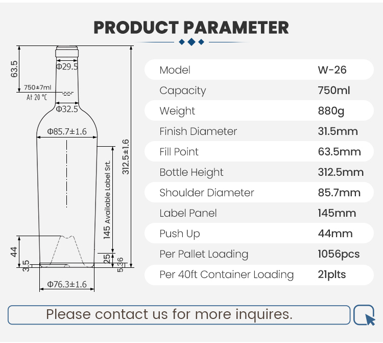China W-26  bottle red wine Supplier, Suppliers