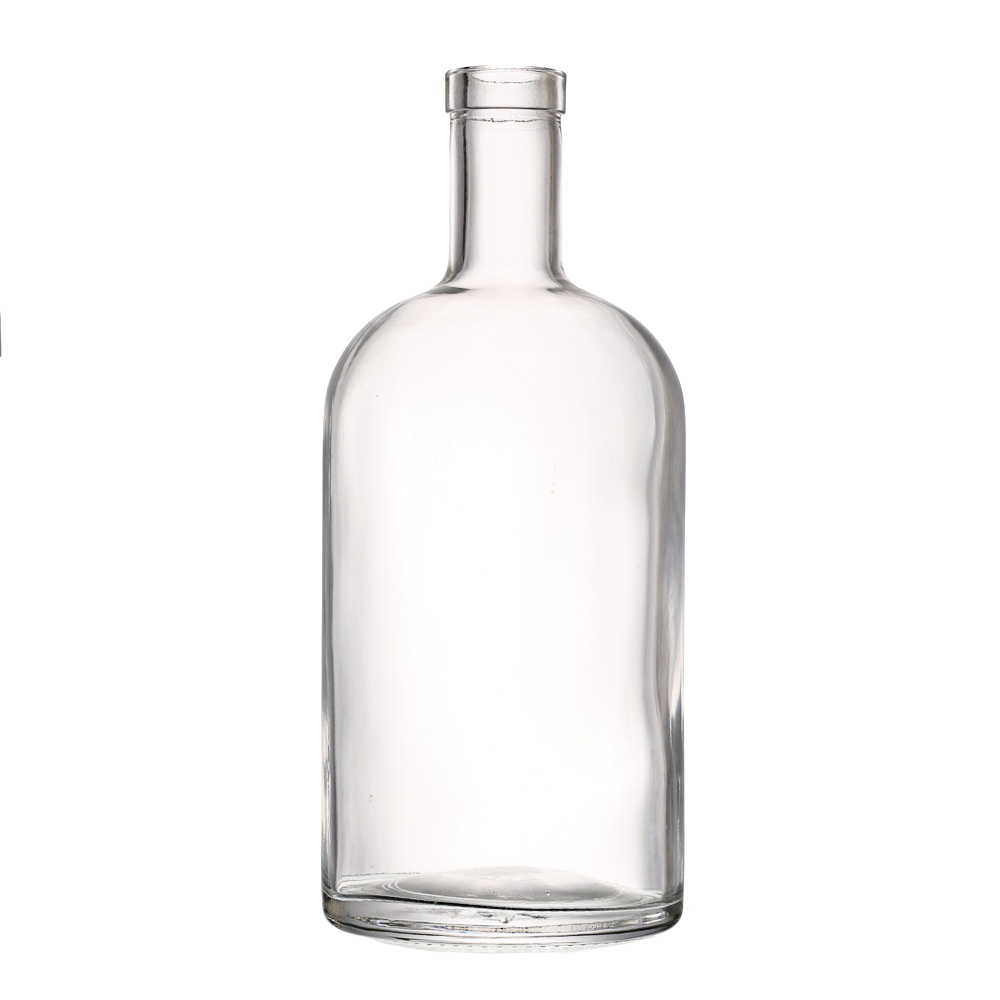 China Custom round shape 1000 ml liquor bottle  Manufacturer, Suppliers