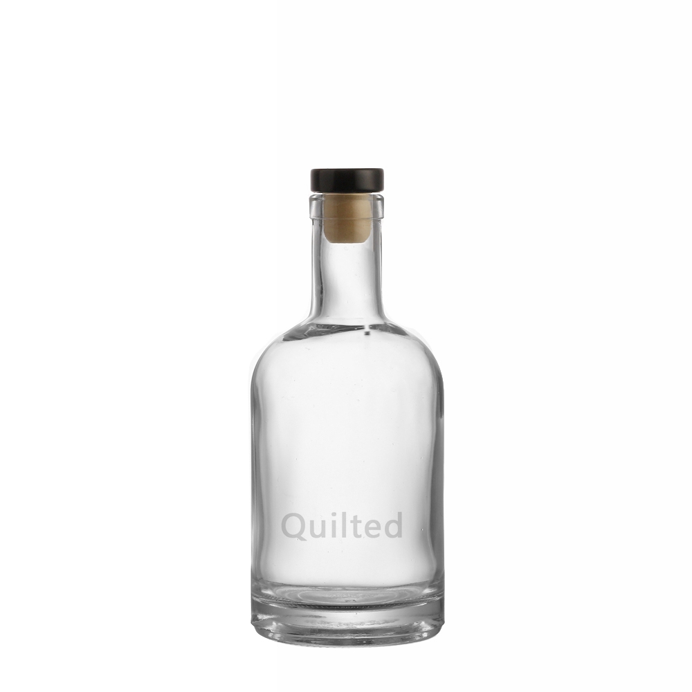 Wholesale 500 ml clear liquor vodka glass bottle with cork Manufacturer, Supplier