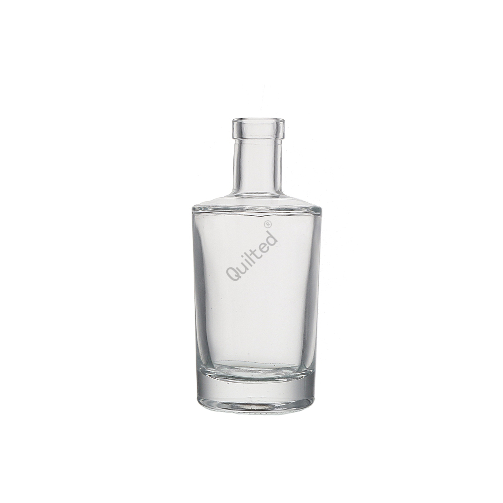 China 250 ml matte black and clear liquor glass bottle with cork  Manufacturer, Suppliers