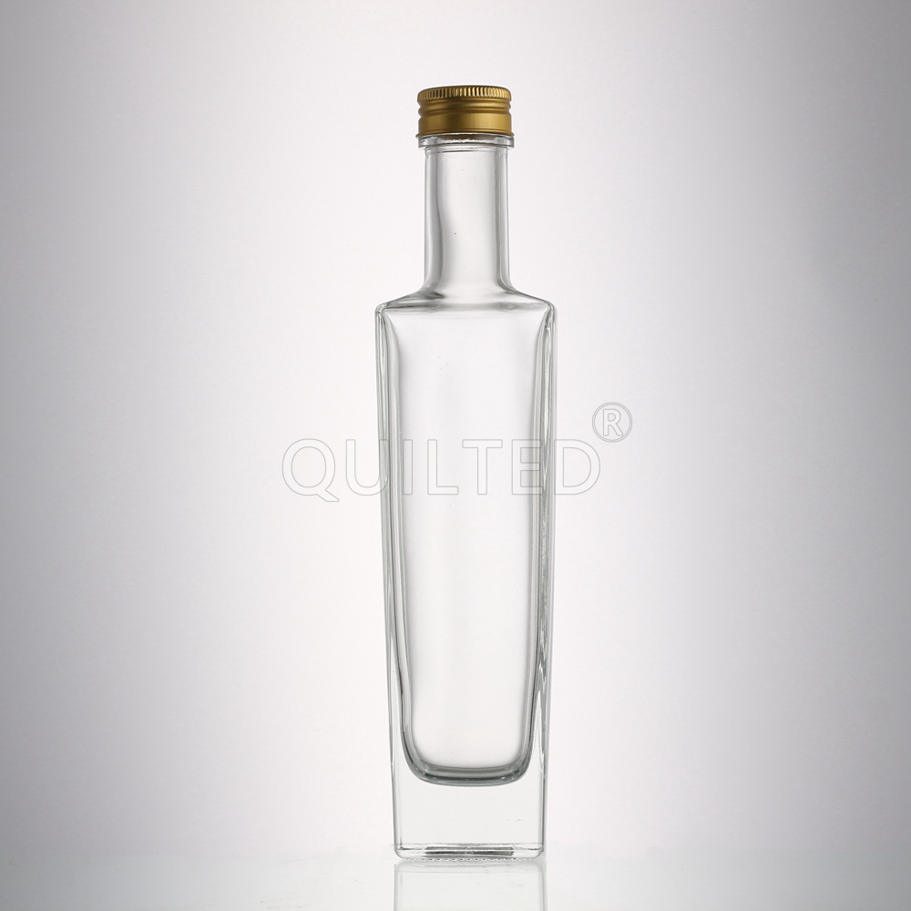 Wholesale 250 ml square shape liquor glass gin bottle Manufacturer, Suppliers