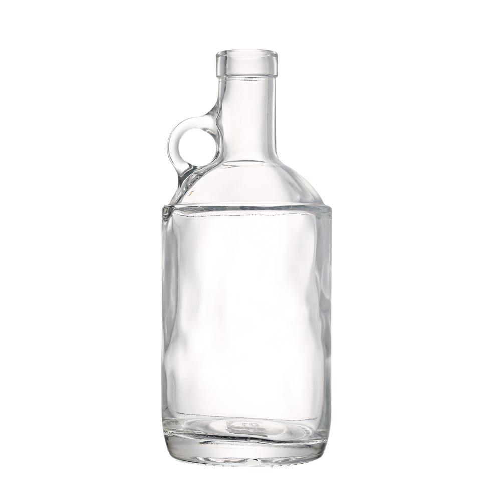 Wholesale 750 ml liquor glass bottle with handle Manufacturer, Supplier