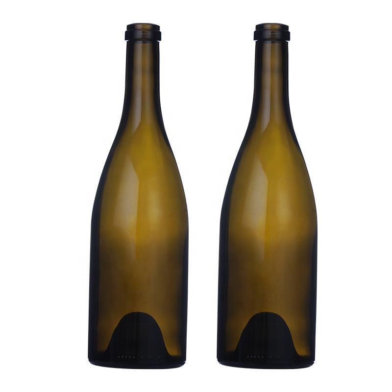 Wholesale 750 ml Liquor Glass Bourgogne Marquise Wine Bottles Manufacturer, Manufacturers