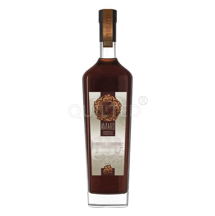 China Square Shape 700ml PHILIPPE Spirit Glass Vodka Bottle Manufacturer, Suppliers